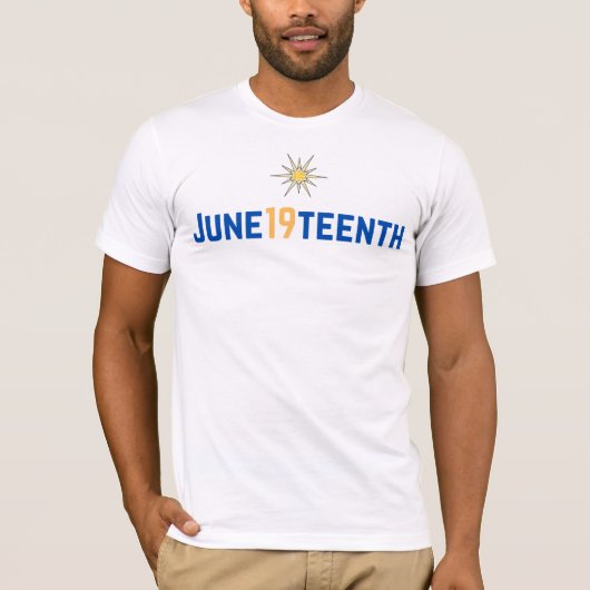 Juni19 tiende noordster t-shirt (Voorkant)
