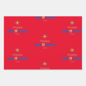 Juni19e velgblad voor het oppakken van papier, van inpakpapier vel (Voorkant 2)