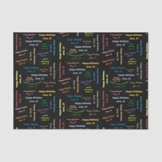 Juni, 13-jarig weefselboek tissuepapier (Voorkant)