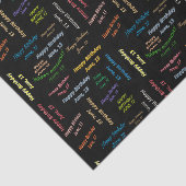 Juni, 13-jarig weefselboek tissuepapier (Detail)