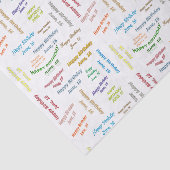 Juni, 16-jarig weefselboek tissuepapier (Detail)