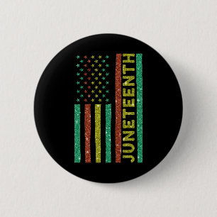 Juni 1865 Zwarte Geschiedenis Afro-Amerikaans 3 Ronde Button 5,7 Cm