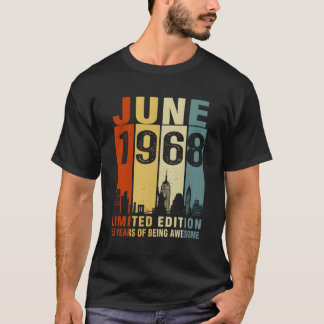 Juni 1968 55 jaar Geweldige T-shirt
