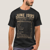 Juni 1995 Verjaardag T-shirts (Voorkant)