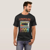 Juni 2005 16de Birthday Retro 2005 Birthda T-shirt (Voorkant volledig)