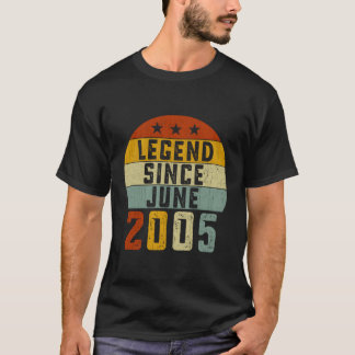 juni 2005 Legende sinds juni 2005 18th T-shirt