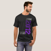 Juni 2012 11e verjaardag geboren 2012 t-shirt (Voorkant volledig)