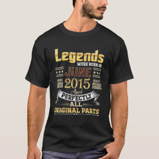 Juni 2015 7-jarige 7-jarige legkippen werden gebor t-shirt