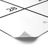 JUNI 2015 PLANNER KALENDER POSTER (Hoek)