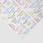 Juni, 26-jarig weefselboek tissuepapier (Detail)