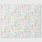 Juni, 28-jarig cadeaupapier voor cadeautjes (Vlak)