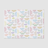 Juni, 28-jarig weefselboek tissuepapier (Voorkant)