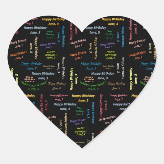 Juni, 3 zondag Sticker (Voorkant)