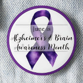 Juni Alzheimer & Brain Awareness Month Ronde Button 5,7 Cm