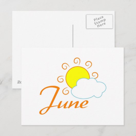 Juni Briefkaart (Voorkant / Achterkant)