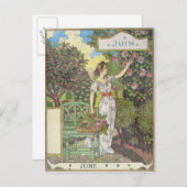 juni briefkaart (Voorkant / Achterkant)