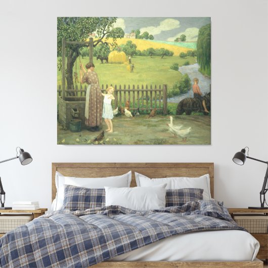 Juni Canvas Afdruk (Insitu (Slaapkamer))