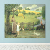 Juni Canvas Afdruk (Insitu (Houten vloer))