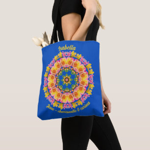Juni Geboortemaand Bloem Gepersonaliseerde Carryal Tote Bag