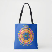 Juni Geboortemaand Bloem Persoonlijke Boodschappen Tote Bag (Voorkant)