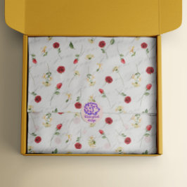 Juni Geboortemaand Bloemen Roos Honeysuckle Tissuepapier