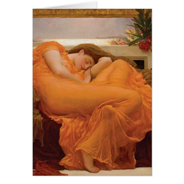 Juni gevierd door Frederic Leighton (Voorkant)