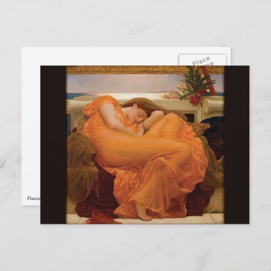 Juni gevierd door Frederic Leighton Briefkaart (Voorkant / Achterkant)