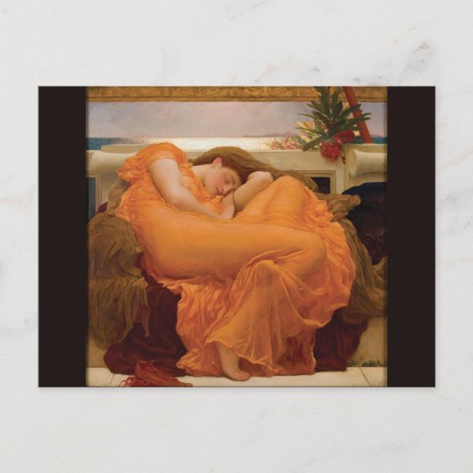 Juni gevierd door Frederic Leighton Briefkaart (Voorkant)