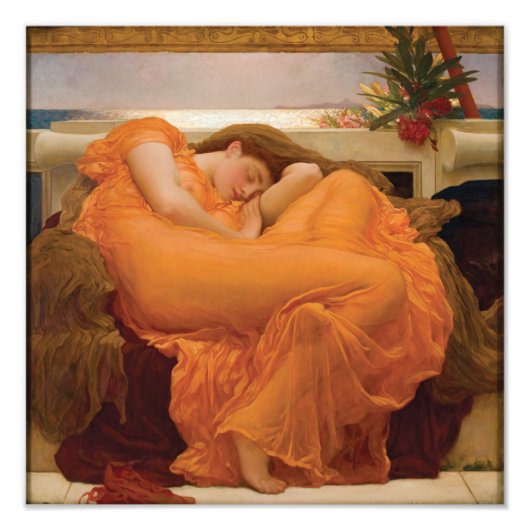 Juni gevierd door Frederic Leighton Foto Afdruk (Voorkant)