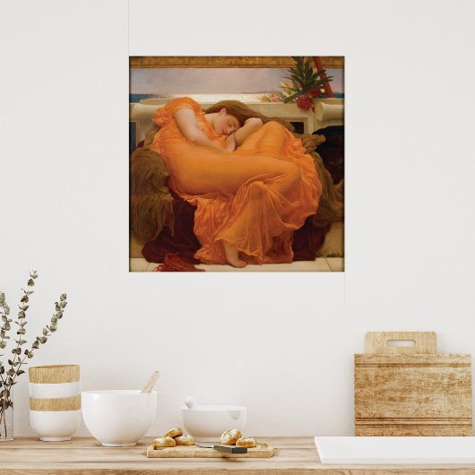 Juni gevierd door Frederic Leighton Poster (Keuken)