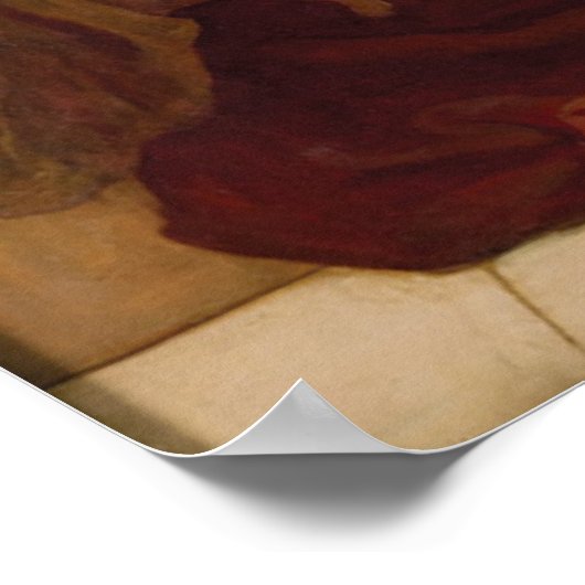 Juni gevierd door Frederic Leighton Poster (Hoek)