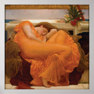 Juni gevierd door Frederic Leighton Poster