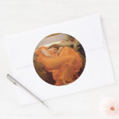 Juni gevierd door Frederic Leighton Ronde Sticker (Envelop)