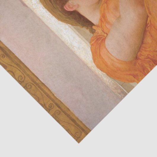 Juni gevierd door Frederic Leighton Tissuepapier (Detail)