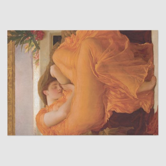 Juni gevierd door Frederic Leighton Tissuepapier (Voorkant)