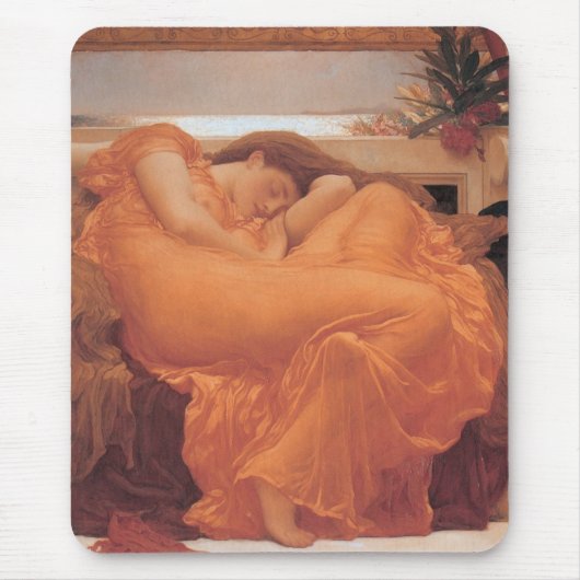 Juni gevierd door Frederick Leighton Muismat (Voorkant)