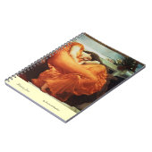 Juni gevierd door Frederick Leighton notebook Notitieboek (Linkerzijde)