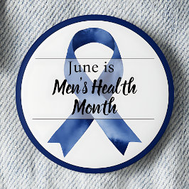 Juni Mannengezondheidsmaand Ronde Button 5,7 Cm