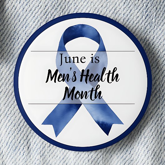 Juni Mannengezondheidsmaand Ronde Button 5,7 Cm