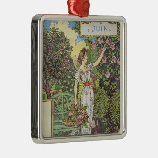 Juni Metalen Ornament (Rechts)