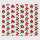 Juni Rozen Bloemen Cadeaupapier (Vlak)