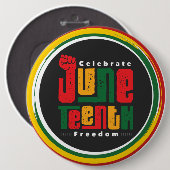 Juni Tiende Kolossale 6" ronde Ronde Button 6,0 Cm (Voorkant /achterkant)