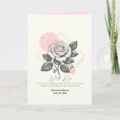 Juni tot juli Geboorte Bloem Aangepaste Verjaardag Kaart (Voorkant)