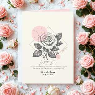 Juni tot juli Geboorte Bloem Aangepaste Verjaardag Kaart