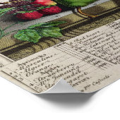 Juni, 'Twaalf maanden fruit' Poster (Hoek)