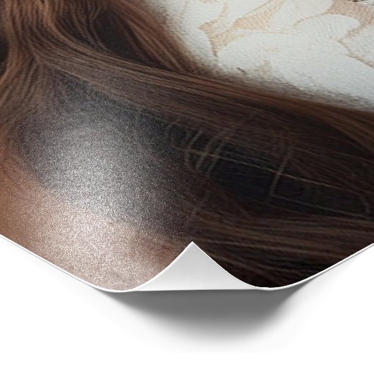 *~ JUNI Vrouw Verjaardag PARELS AP53 Boho Foto Afdruk (Hoek)