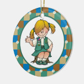 Junior 5 keramisch ornament (Links)