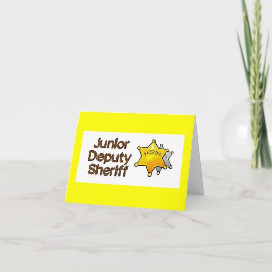 Junior Adjunct Sheriff Baby shower (Voorkant)