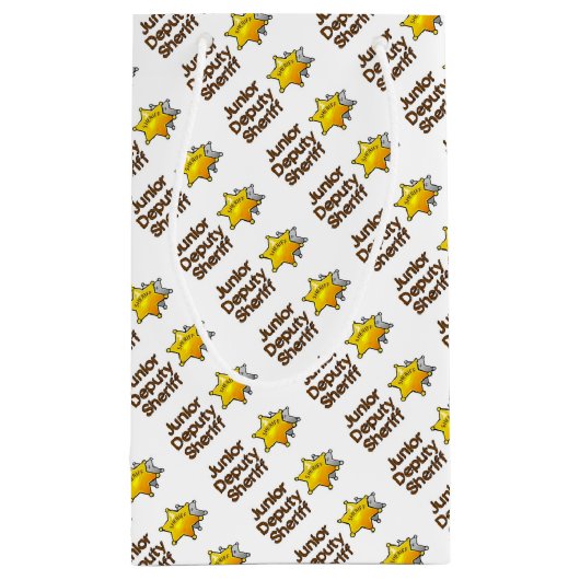 Junior Adjunct-sheriff Klein Cadeauzakje (Achterkant)