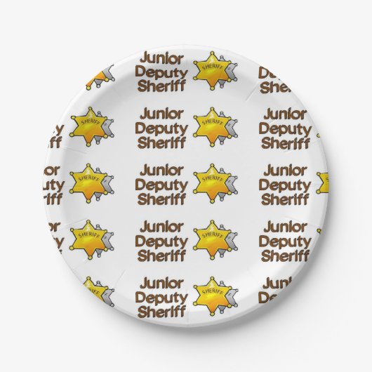 Junior Adjunct-sheriff Papieren Bordje (Voorkant)